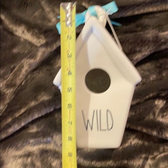 Rae Dunn Spring Ceramic “Wild” Birdhouse NIP - Picture 4 of 5
